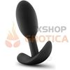 Dilatador anal negro siliconado